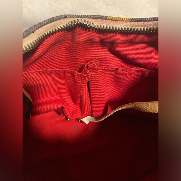 Dooney & Bourke - VINTAGE Y2K Denim Graffiti Paint Splatter Purse - Picture 9 of 14